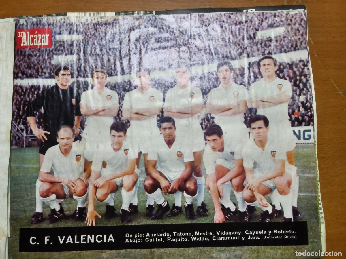 Cromos de F&uacute;tbol: EL ALCAZAR 67-68 LAMINA Y CROMOS DEL VALENCIA