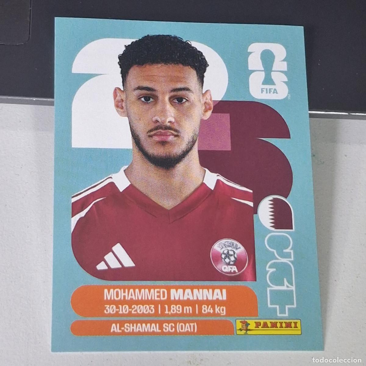Cromos de F&uacute;tbol: B28 QAT9 MOHAMED MANNAI 9 QATAR CATAR QAT MUNDIAL FIFA WORLD CUP 2026 STICKER PANINI