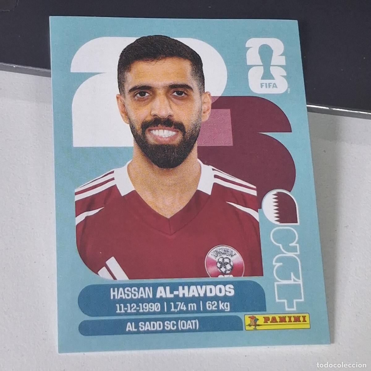 Cromos de F&uacute;tbol: B28 QAT16 HASSAN AL-HAYDOS 16 QATAR CATAR QAT MUNDIAL FIFA WORLD CUP 2026 STICKER PANINI