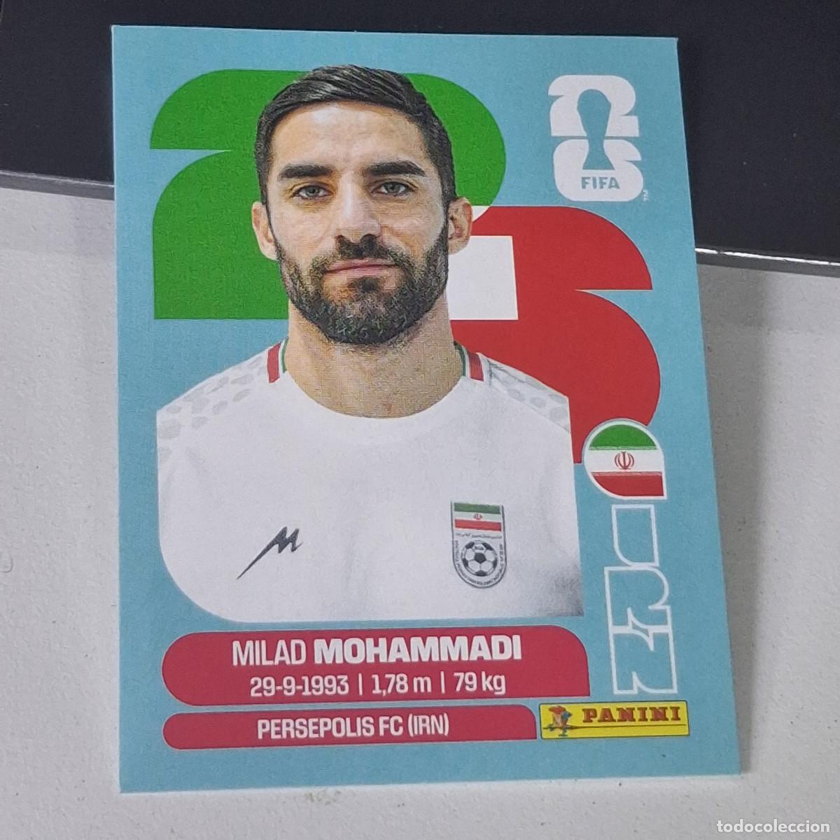 Cromos de F&uacute;tbol: B28 IRN5 MILAD MOHAMMADI 5 IR&Aacute;N IRAO IRN MUNDIAL FIFA WORLD CUP 2026 STICKER PANINI
