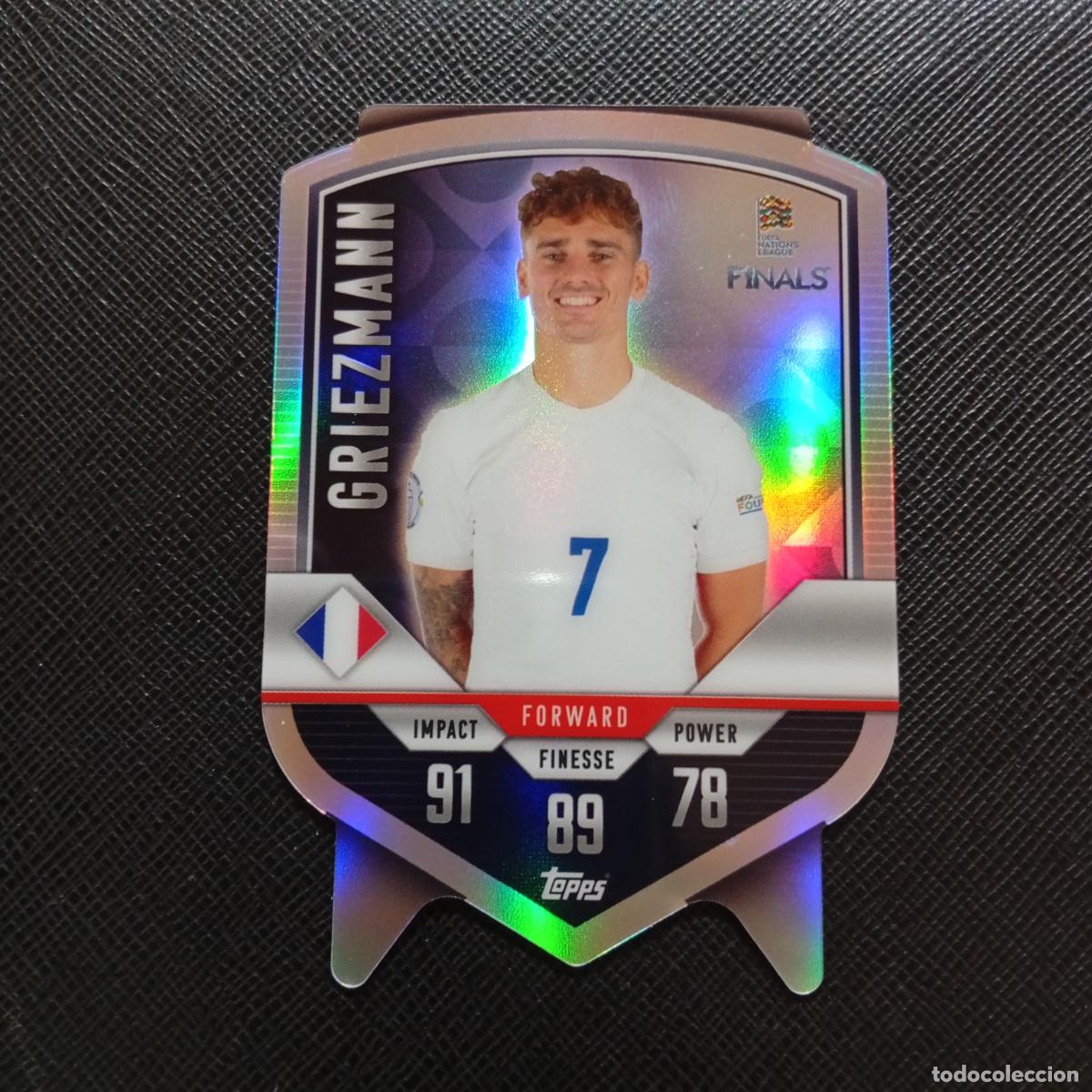 Cromos de F&uacute;tbol: DC 1 GRIEZMANN FRANCIA TOPPS MATCH ATTAX ROAD TO FINALS UEFA NATIONS LEAGUE 2022 - A40 PG10