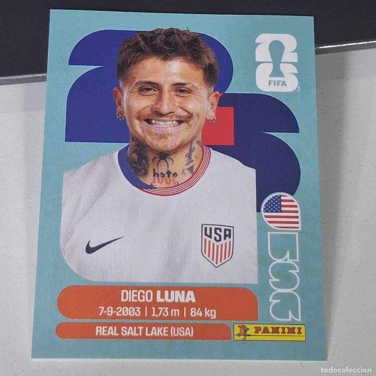 Fu&szlig;ball-Sticker: B28 USA 14 USA14 DIEGO LUNA USA ESTADOS UNIDOS USA MUNDIAL FIFA WORLD CUP 2026 STICKER PANINI
