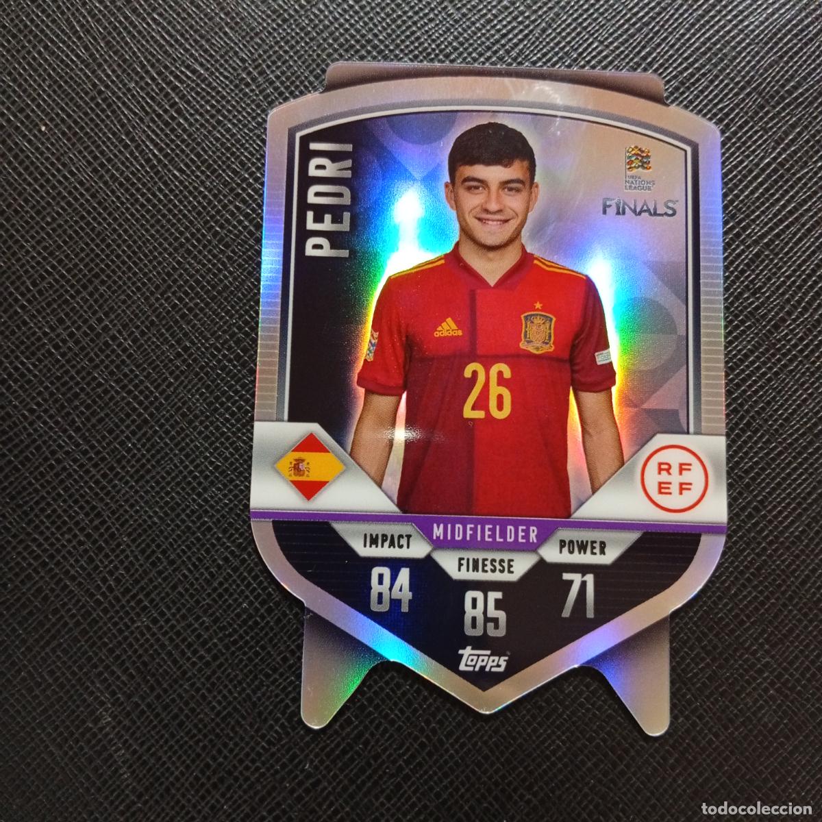 Cromos de F&uacute;tbol: DC 2 PEDRI ESPA&Ntilde;A TOPPS MATCH ATTAX ROAD TO FINALS UEFA NATIONS LEAGUE 2022 - A40 PG73