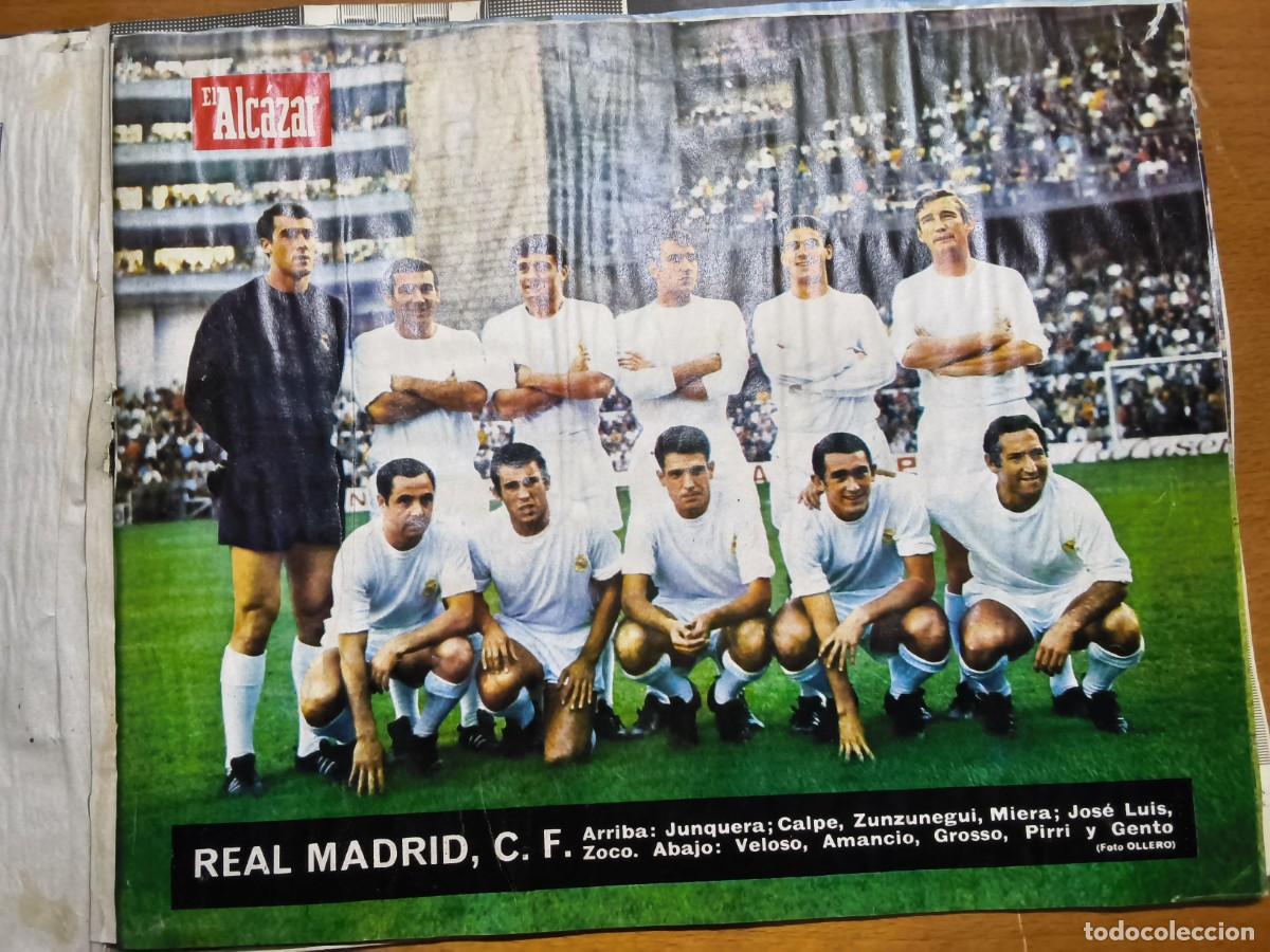 Cromos de F&uacute;tbol: EL ALCAZAR 67-68 LAMINA DEL REAL MADRID