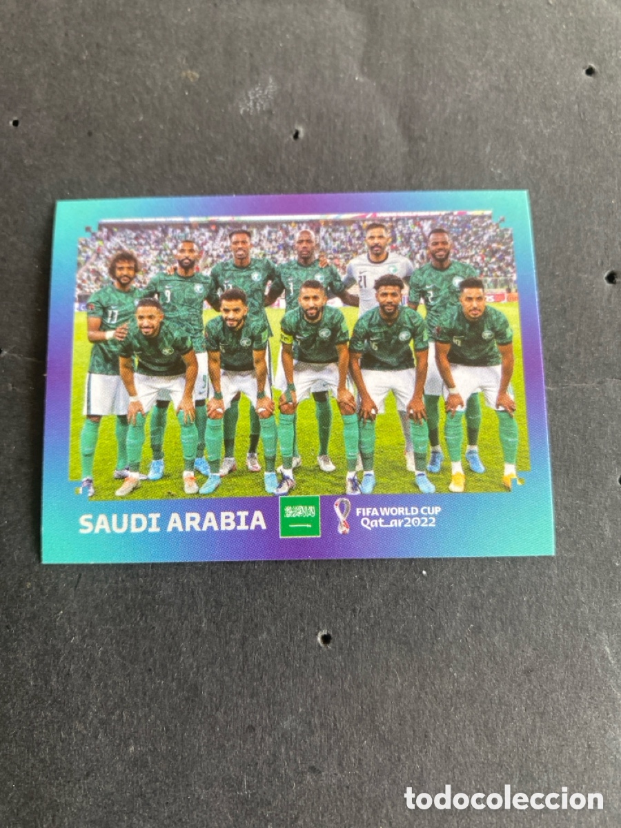 Cromos de F&uacute;tbol: Cromo Mundial Qatar 2022 Arabia Saud&iacute; N* 1