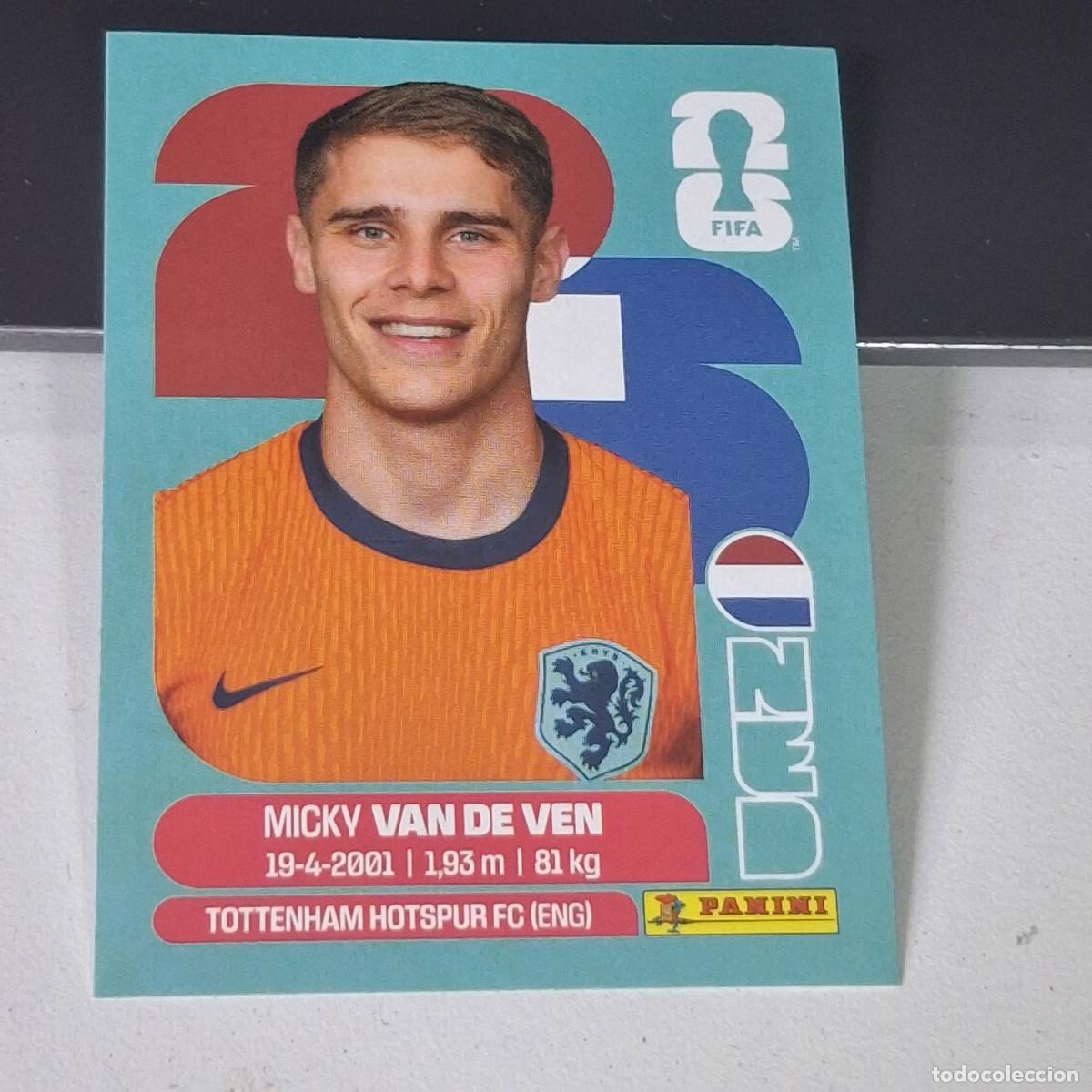 Cromos de F&uacute;tbol: B28 NED4 MICKY VAN DE VEN 4 PA&Iacute;SES BAJOS HOLANDA NED MUNDIAL FIFA WORLD CUP 2026 STICKER PANINI