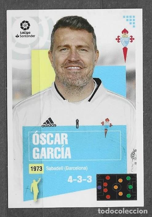 Cromos de F&uacute;tbol: Liga Este 20/21 - &Oacute;scar Garc&iacute;a - N&ordm; 1 - RC Celta