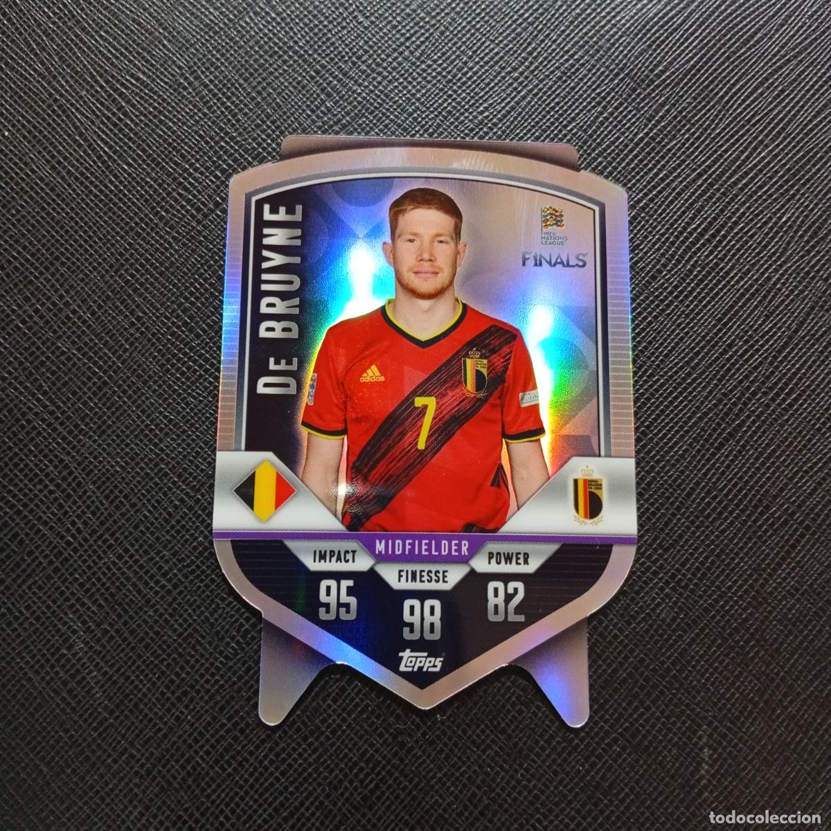 Cromos de F&uacute;tbol: DC 3 DE BRUYNE BELGICA TOPPS MATCH ATTAX ROAD TO FINALS UEFA NATIONS LEAGUE 2022 - A40 PG100