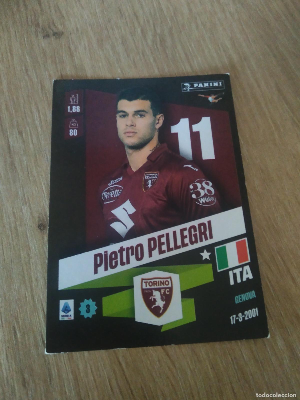 Cromos de F&uacute;tbol: 512 PIETRO PELLEGRI TORINO CROMO FUTBOL PANINI LIGA ITALIA 22-23 CALCIATORI 2022-2023