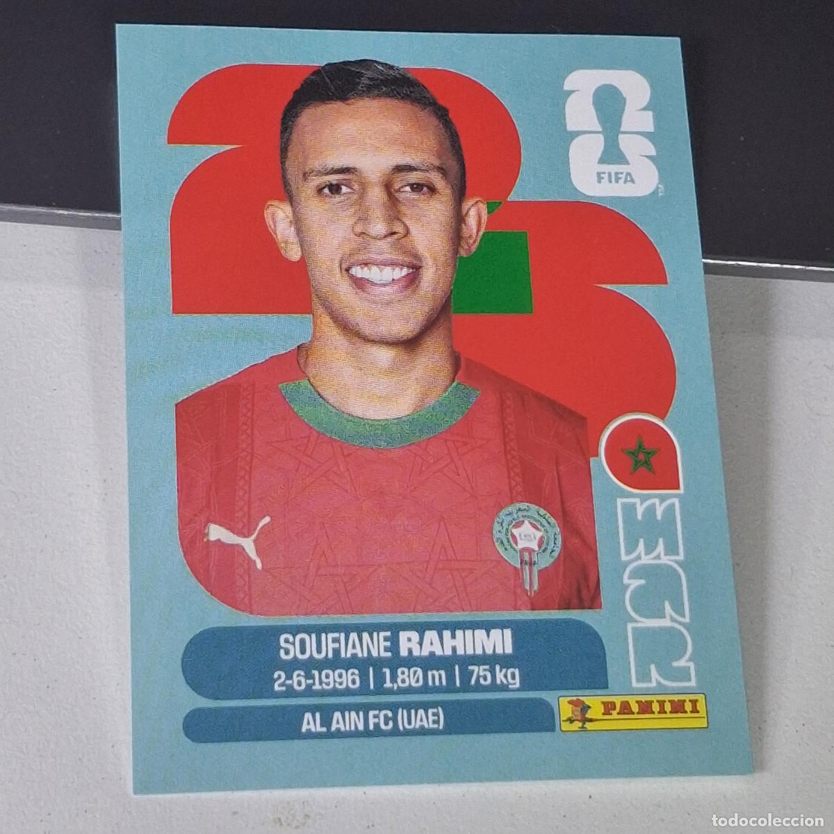 Cromos de F&uacute;tbol: B28 MAR18 SOUFIANE RAHIMI 18 MARRUECOS MOROCCO MAR MUNDIAL FIFA WORLD CUP 2026 STICKER PANINI