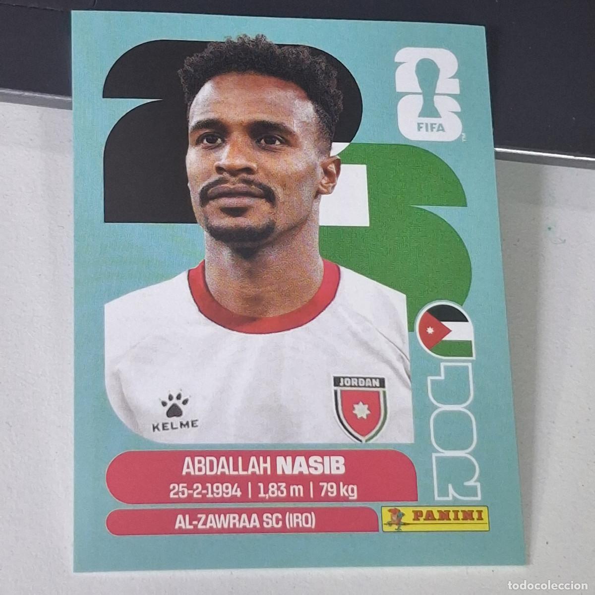 Cromos de F&uacute;tbol: B28 JOR6 ABDALLAH NASIB 6 JORDANIA JOR MUNDIAL FIFA WORLD CUP 2026 STICKER PANINI