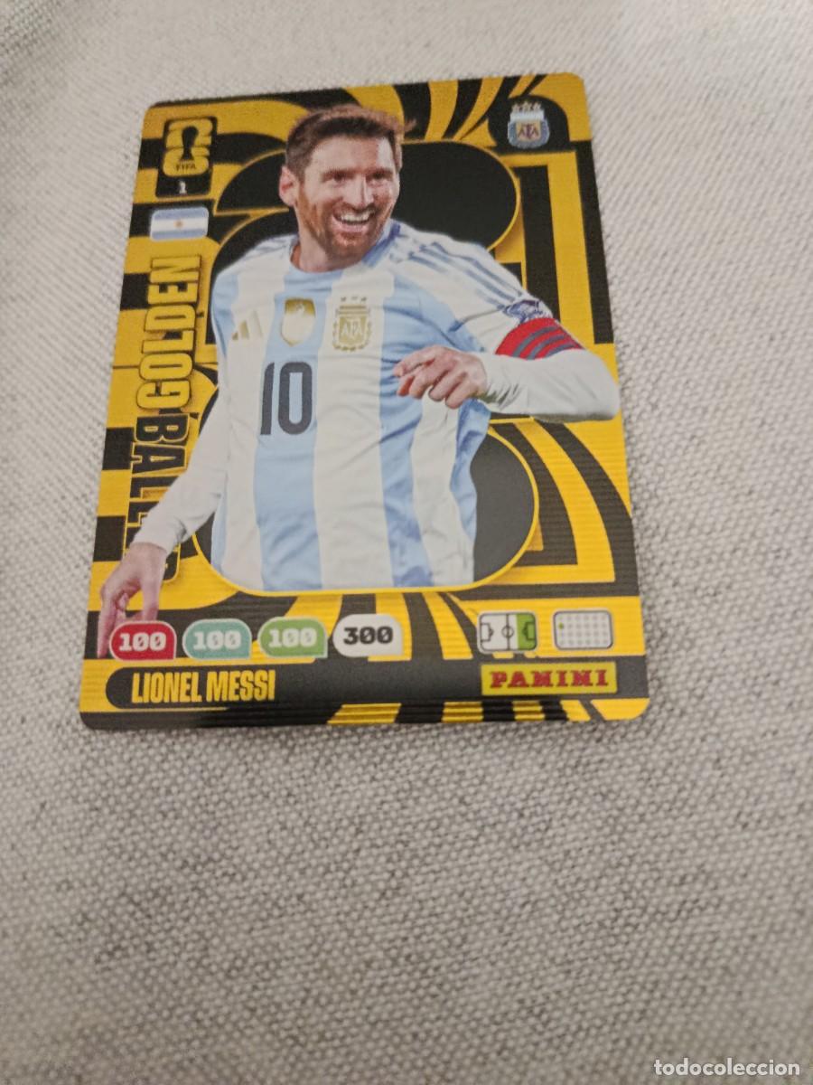 Fu&szlig;ball-Sticker: Fifa 2026 World Cup. 1- Messi. Argentina. Golden baller.