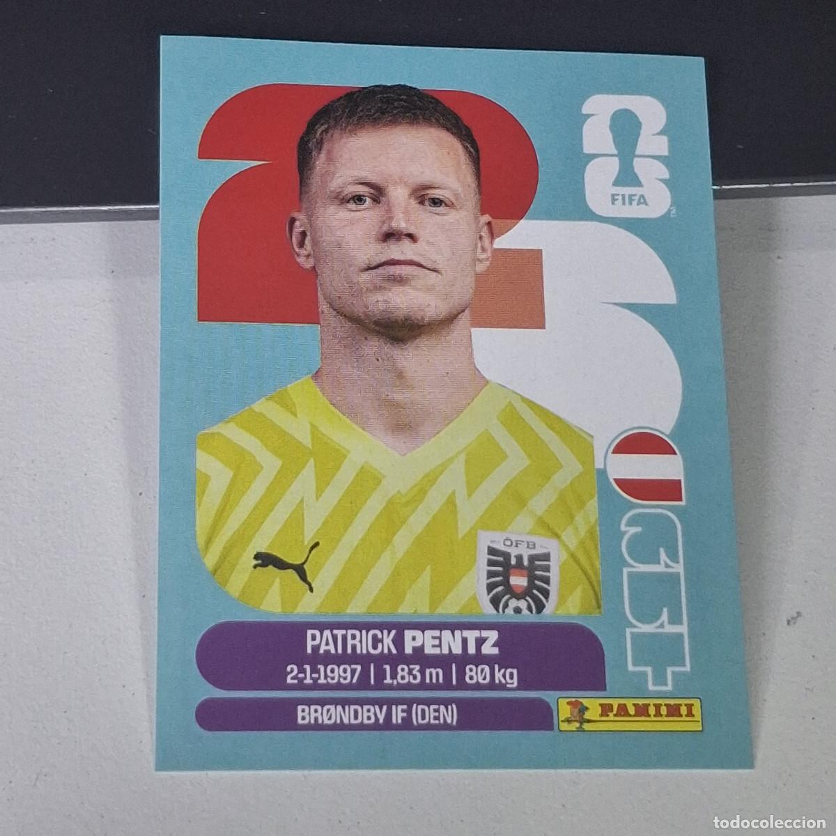 Cromos de F&uacute;tbol: B28 AUT3 PATRICK PENTZ 3 AUT AUSTRIA MUNDIAL FIFA WORLD CUP 2026 STICKER PANINI