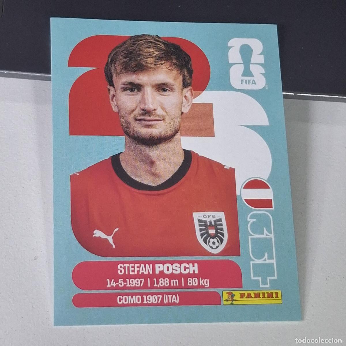 Cromos de F&uacute;tbol: B28 AUT7 STEFAN POSCH 7 AUSTRIA AUT MUNDIAL FIFA WORLD CUP 2026 STICKER PANINI