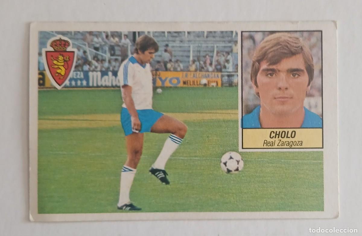Football Stickers: &Uacute;LTIMO FICHAJE n&ordm; 39 CHOLO REAL ZARAGOZA EDICIONES ESTE LIGA 84-85. Nuevo y sin pegar.
