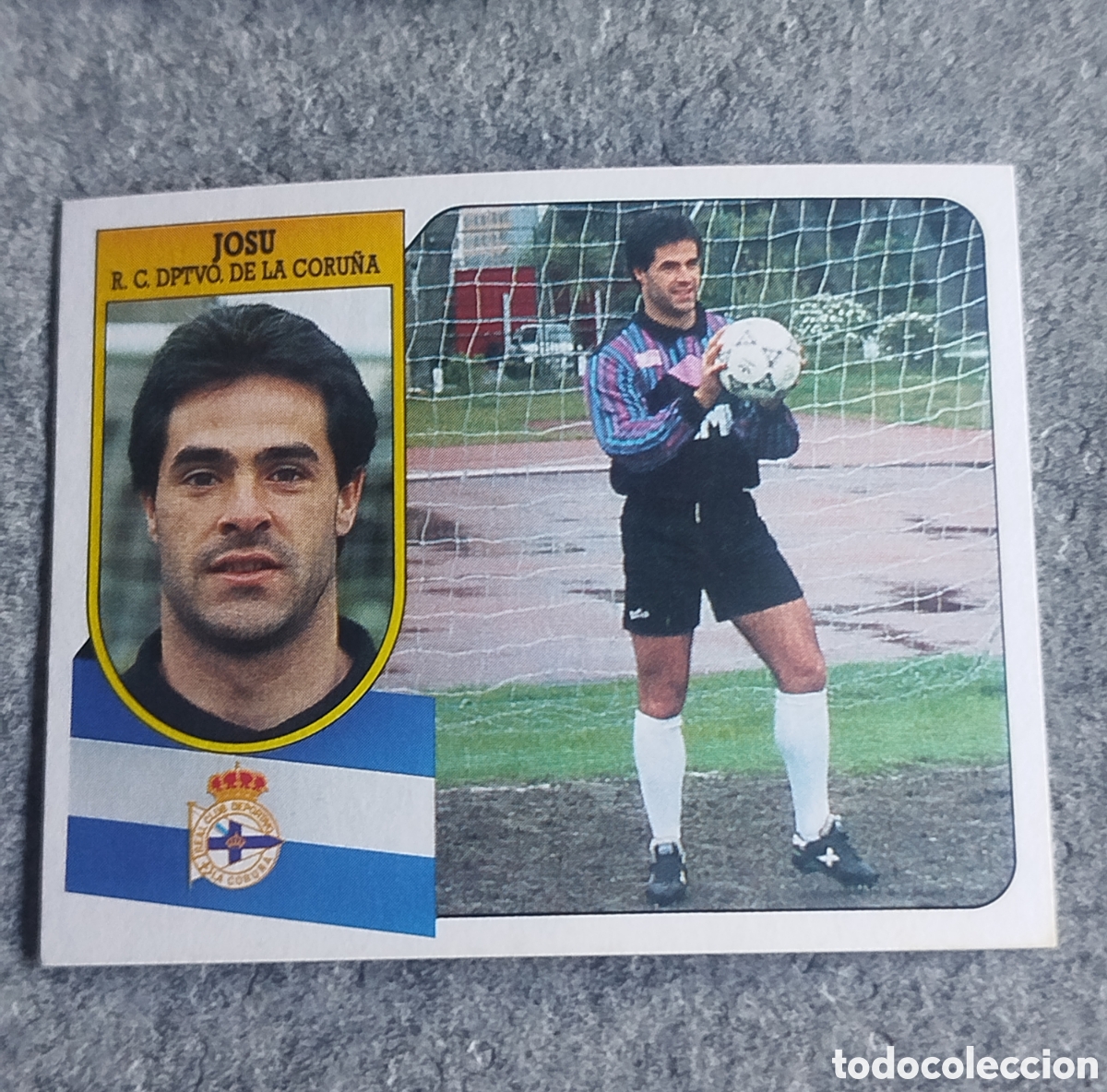 Football Stickers: JOSU DEPORTIVO CORU&Ntilde;A LIGA 91 92 1991 1992 EDICIONES ESTE SIN PEGAR NUNCA PEGADO CARTON CROMO