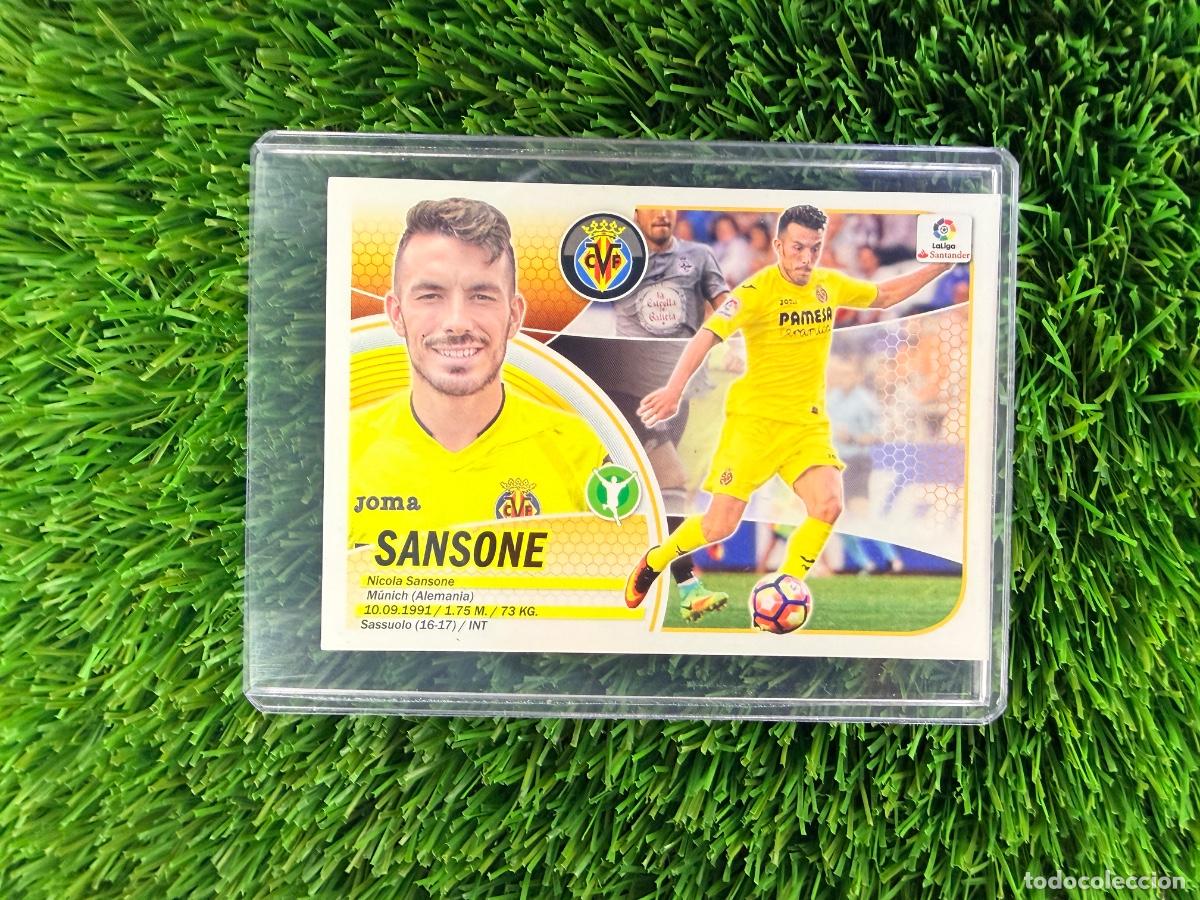 Football Stickers: N&ordm; 14BIS Sansone Coloca Villarreal CF Liga Este 16 17