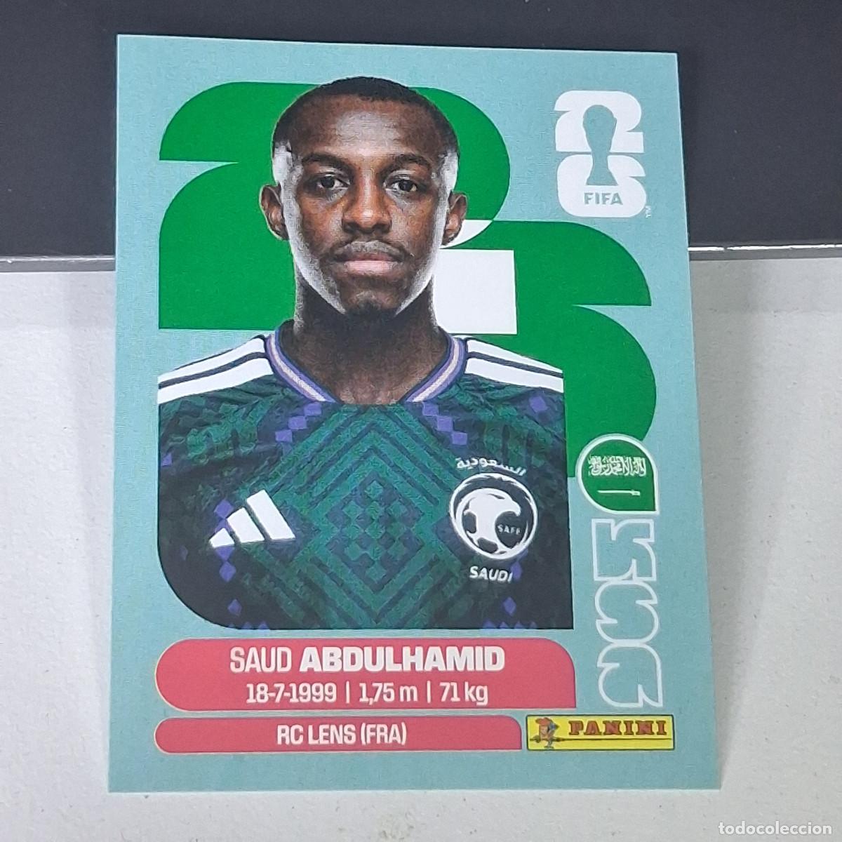 Cartes &agrave; collectionner de Football: B28 KSA4 SAUD ABDULHAMID 4 ARABIA SAUD&Iacute; KSA MUNDIAL FIFA WORLD CUP 2026 STICKER PANINI