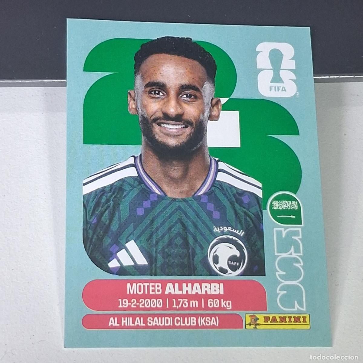 Cartes &agrave; collectionner de Football: B28 KSA 7 KSA7 MOTEB ALHARBI ARABIA SAUDI MUNDIAL FIFA WORLD CUP 2026 STICKER PANINI