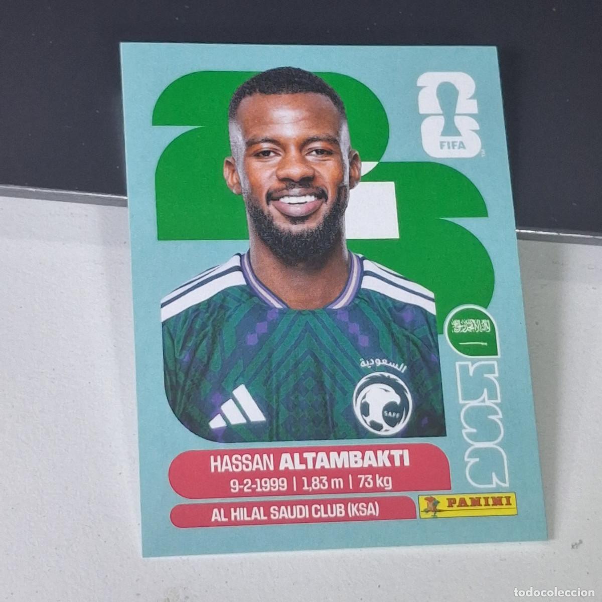 Cartes &agrave; collectionner de Football: B28 KSA 8 KSA8 HASSAN ALTAMBAKTI ARABIA SAUD&Iacute; KSA MUNDIAL FIFA WORLD CUP 2026 STICKER PANINI