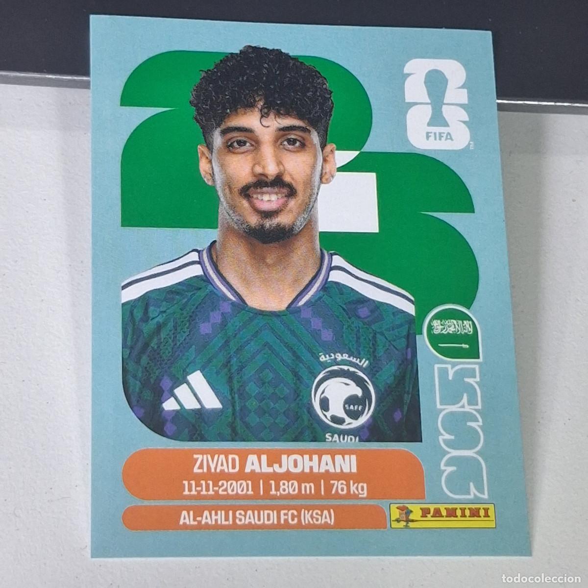 Cartes &agrave; collectionner de Football: B28 KSA10 ZIYAD ALJOHANI 10 ARABIA SAUD&Iacute; KSA MUNDIAL FIFA WORLD CUP 2026 STICKER PANINI