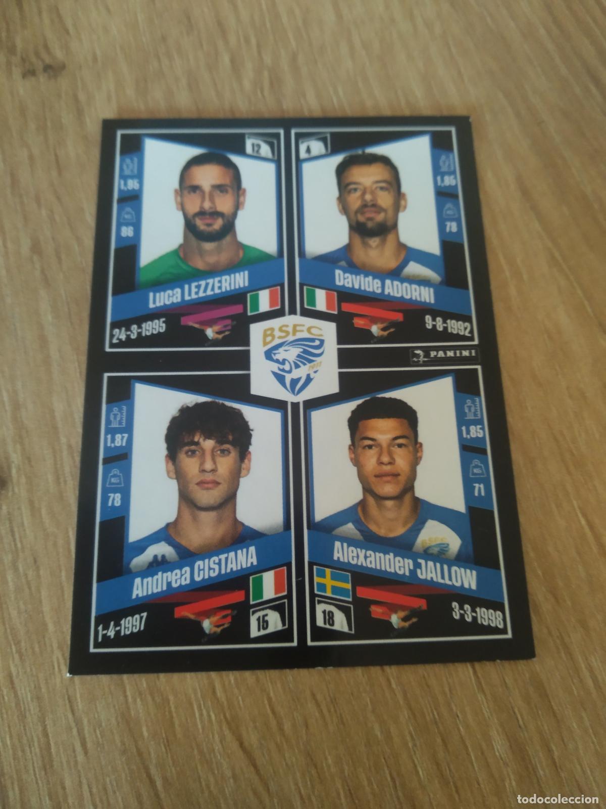 Cartes &agrave; collectionner de Football: 570 LEZZERINI ADORNI CISTANA JALLOW CROMO FUTBOL PANINI LIGA ITALIA 22-23 CALCIATORI 2022-2023