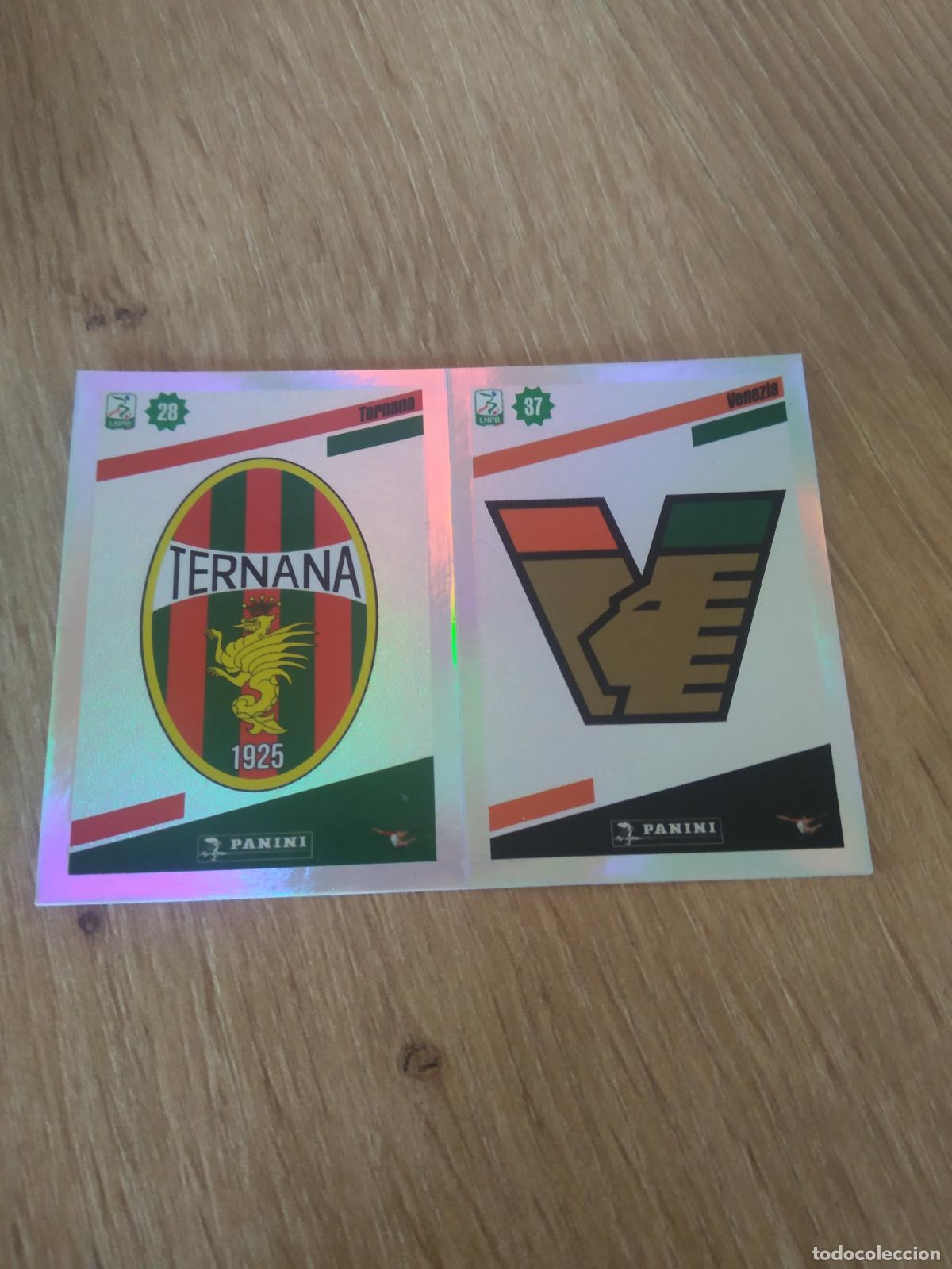 Football Stickers: 637 ESCUDO TERNANA VENEZIA CROMO FUTBOL PANINI LIGA ITALIA 22-23 CALCIATORI 2022-2023