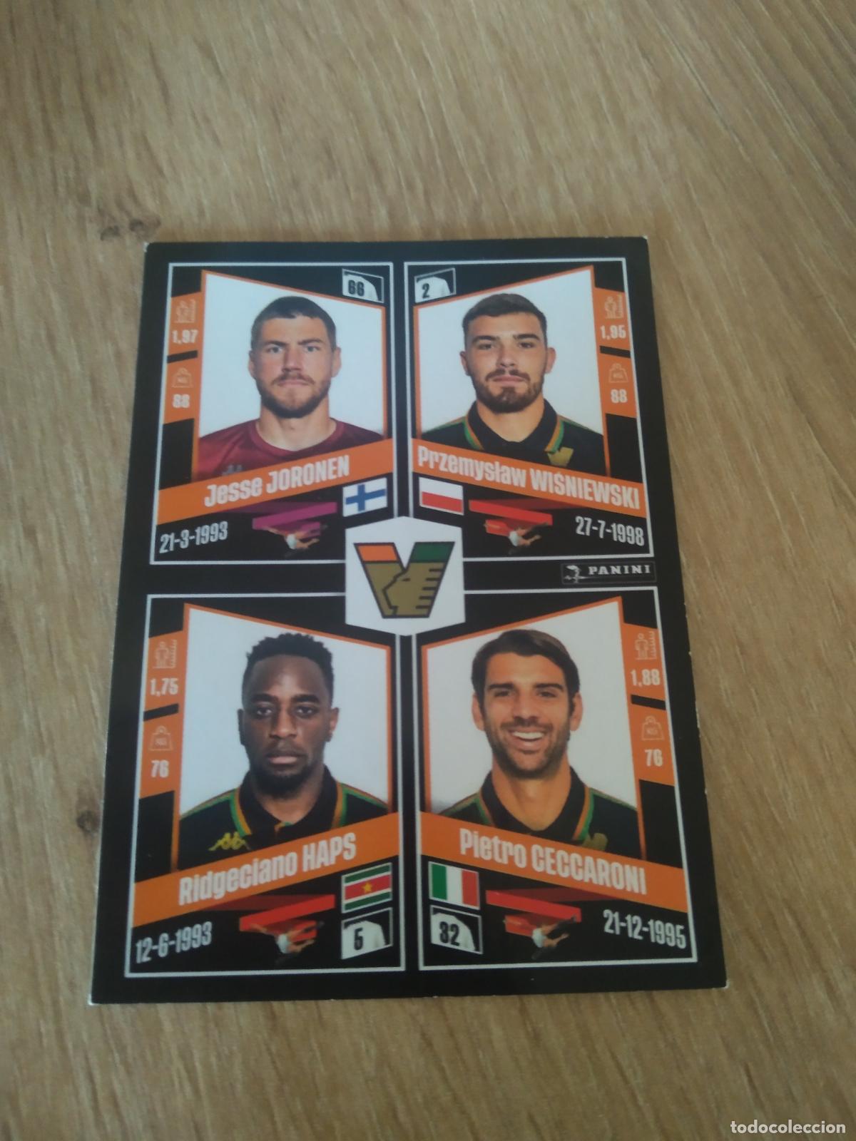 Football Stickers: 642 JORONEN WISNIEWSKI HAPS CECCARONI CROMO FUTBOL PANINI LIGA ITALIA 22-23 CALCIATORI 2022-2023