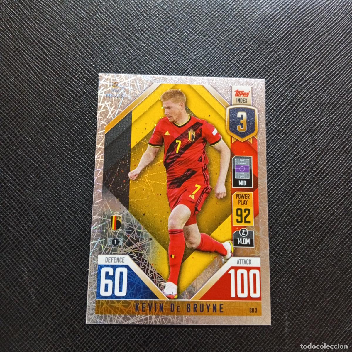 Football Stickers: DE BRUYNE BELGICA TOPPS MATCH ATTAX ROAD TO FINALS UEFA NATIONS LEAGUE 2022 - A185 PG10