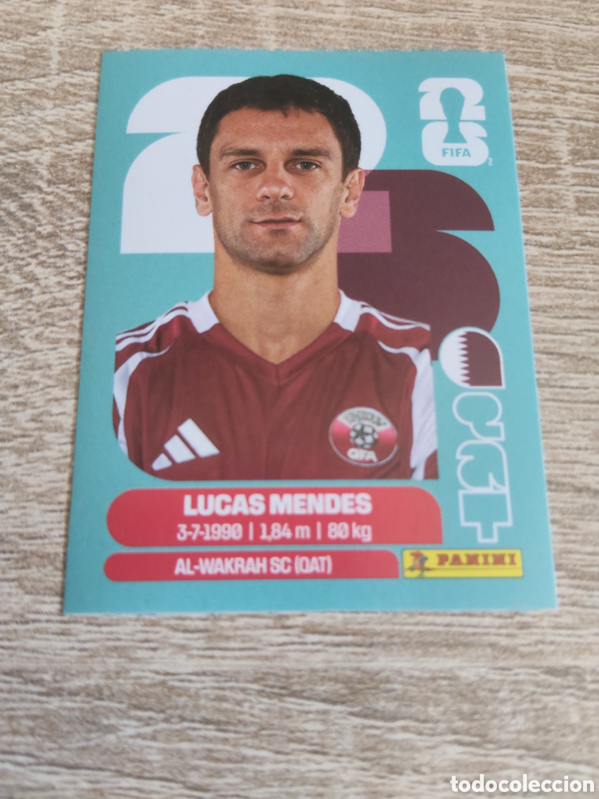 Cartes &agrave; collectionner de Football: Panini mundial 2026 QAT 4 Lucas Mendes Qatar