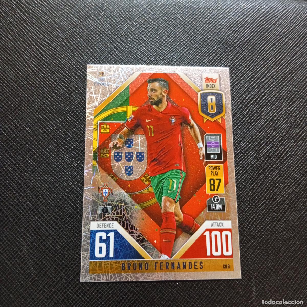 Cromos de F&uacute;tbol: BRUNO FERNANDEZ PORTUGAL TOPPS MATCH ATTAX ROAD TO FINALS UEFA NATIONS LEAGUE 2022 - A185 PG28