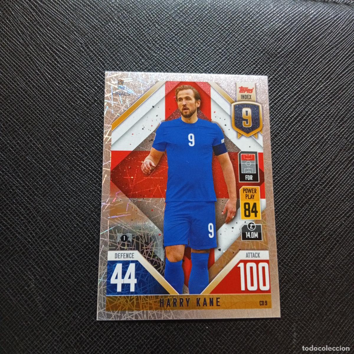 Cartes &agrave; collectionner de Football: HARRY KANE INGLATERRA TOPPS MATCH ATTAX ROAD TO FINALS UEFA NATIONS LEAGUE 2022 - A185 PG28