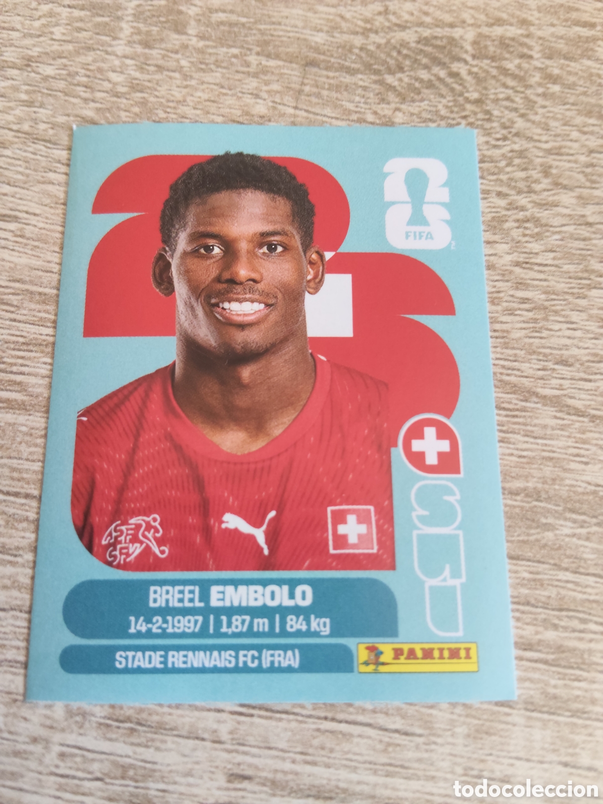 Cartes &agrave; collectionner de Football: Panini mundial 2026 SUI 17 Breel Embolo Suiza