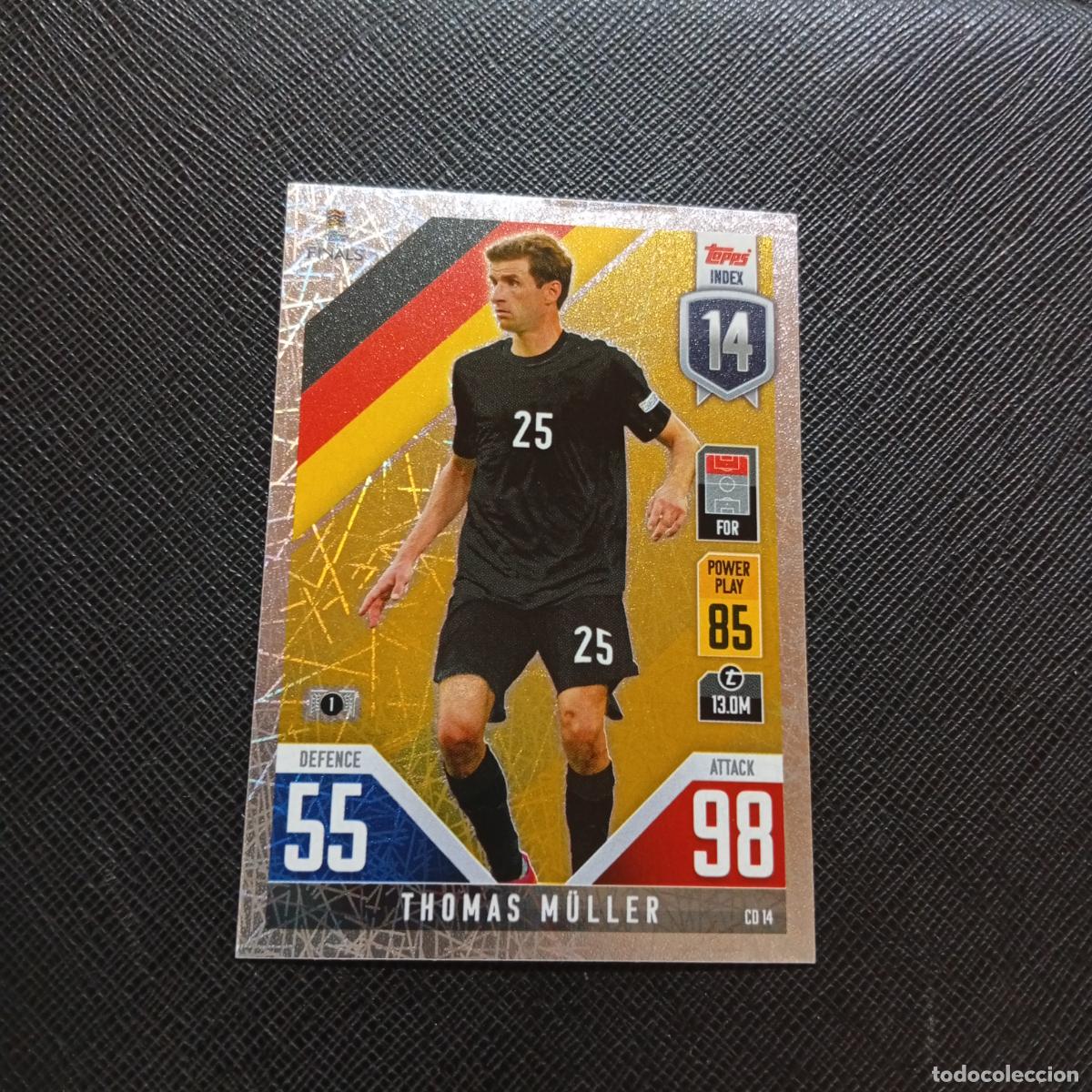 Figurine di Calcio: THOMAS MULLER ALEMANIA TOPPS MATCH ATTAX ROAD TO FINALS UEFA NATIONS LEAGUE 2022 - A185 PG37