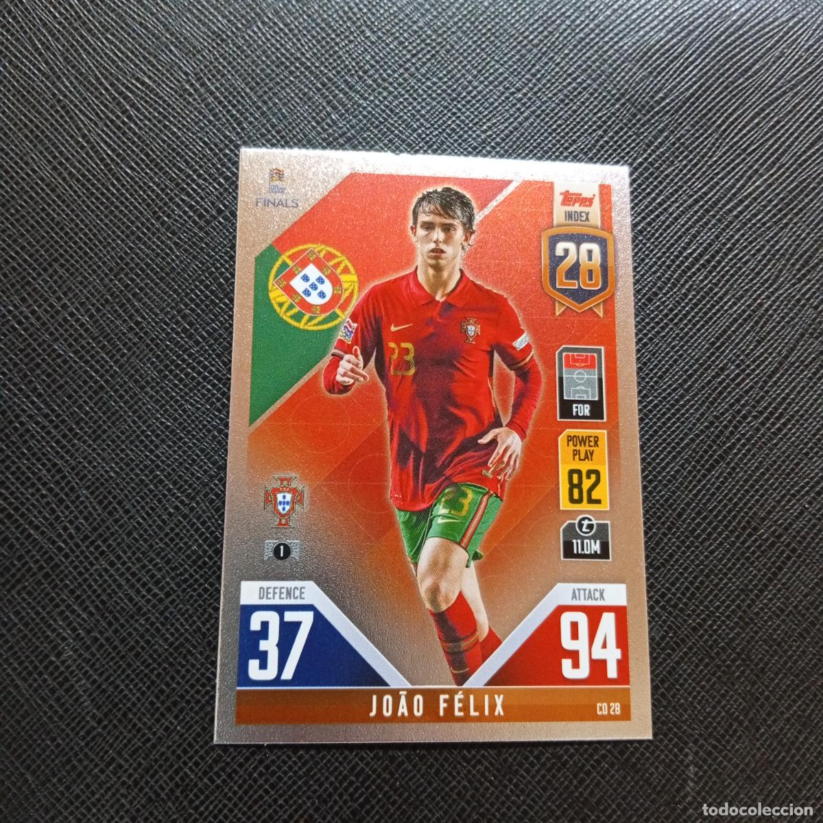 Cromos de F&uacute;tbol: JOAO FELIX PORTUGAL TOPPS MATCH ATTAX ROAD TO FINALS UEFA NATIONS LEAGUE 2022 - A185 PG64