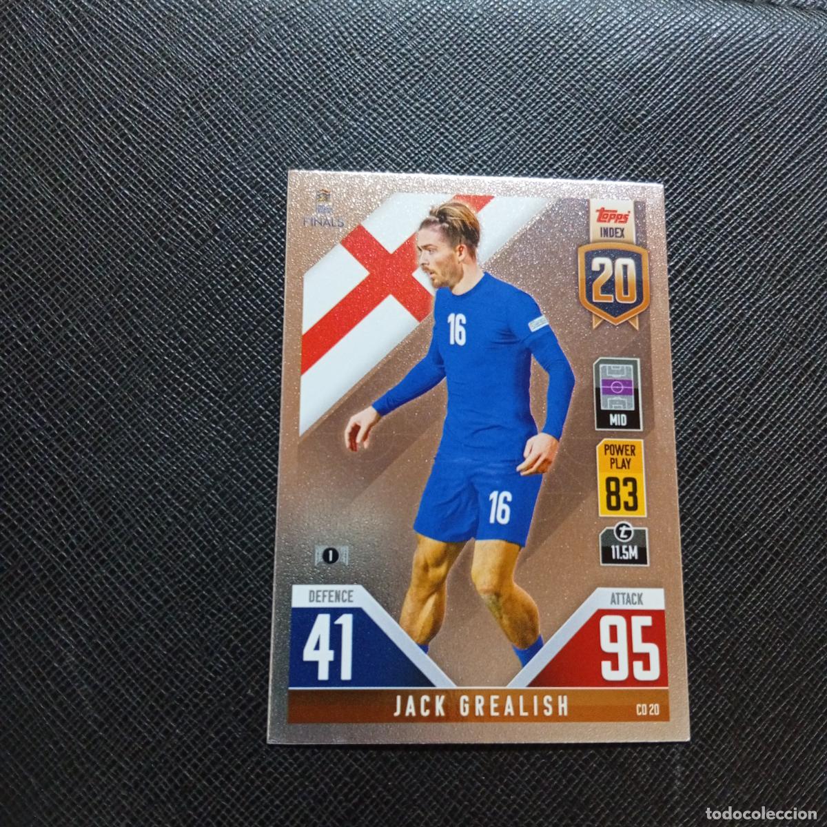 Cromos de F&uacute;tbol: GREALISH INGETERRA TOPPS MATCH ATTAX ROAD TO FINALS UEFA NATIONS LEAGUE 2022 - A185 PG64