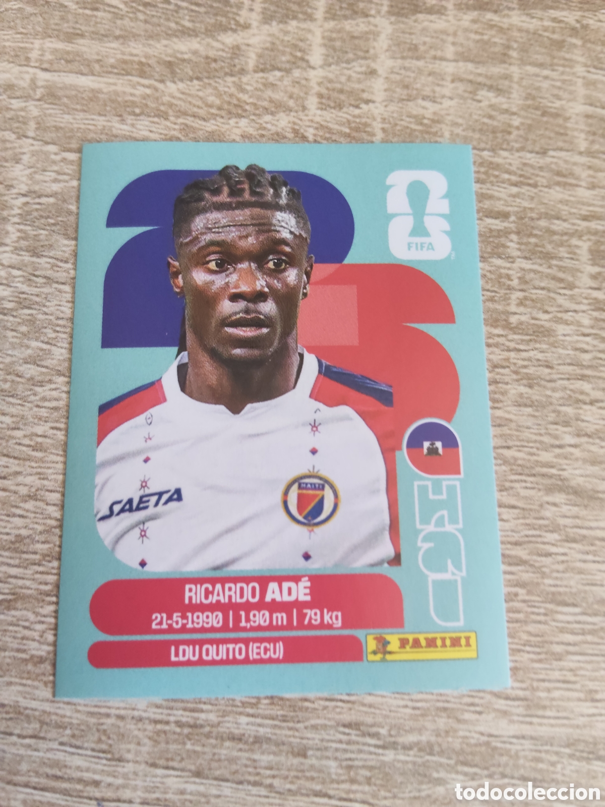 Cromos de F&uacute;tbol: Panini mundial 2026 HAI 6 Ricardo Ade Hait&iacute;