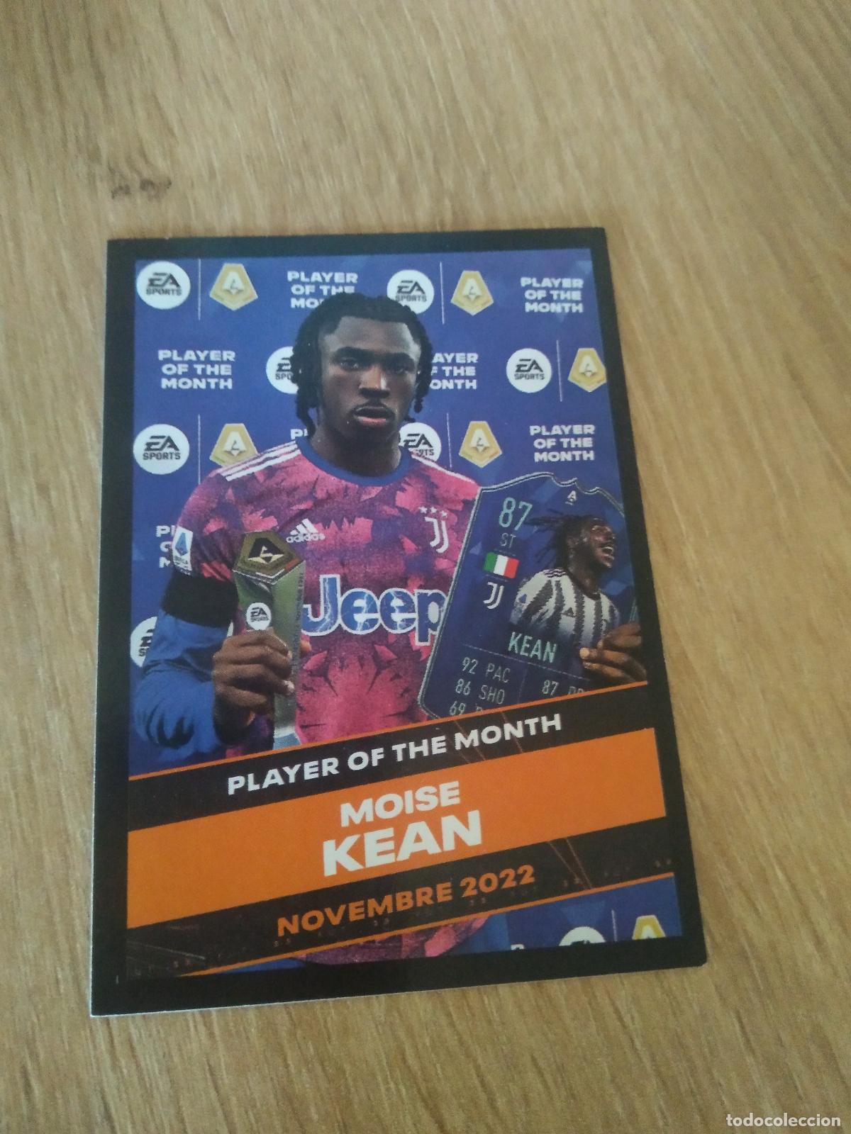 Cromos de F&uacute;tbol: PM4 MOISE KEAN CROMO FUTBOL PANINI LIGA ITALIA 22-23 CALCIATORI 2022-2023