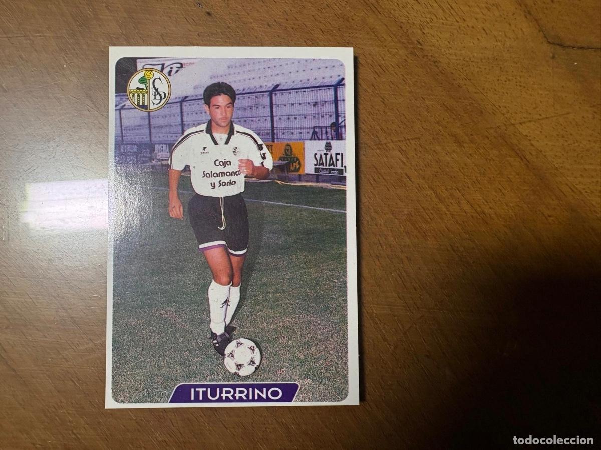 Cromos de F&uacute;tbol: Cromo ITURRINO - &Uacute;ltimos Fichajes N&ordm; 33 - U.D. Salamanca - Liga 95/96 Ediciones Este. &iexcl;IMPECABLE!