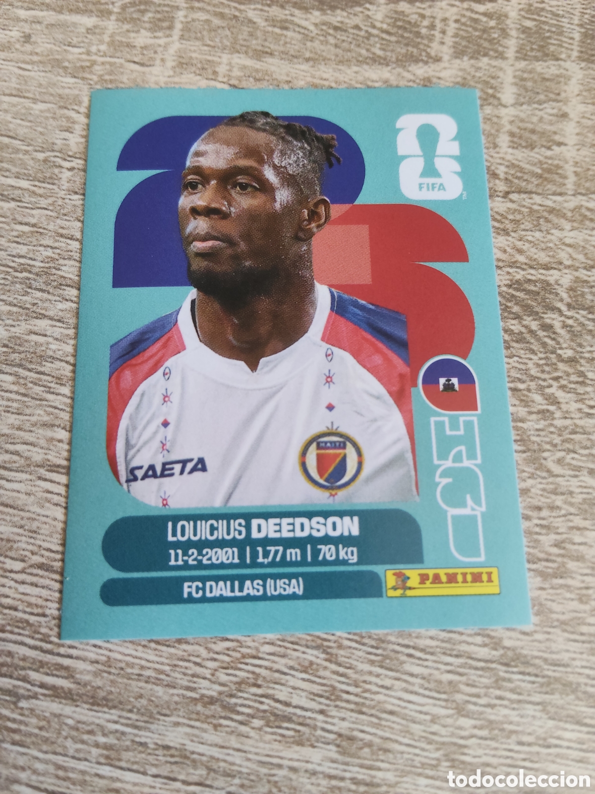 Fu&szlig;ball-Sticker: Panini mundial 2026 HAI 19 Louicius Deedson Hait&iacute;