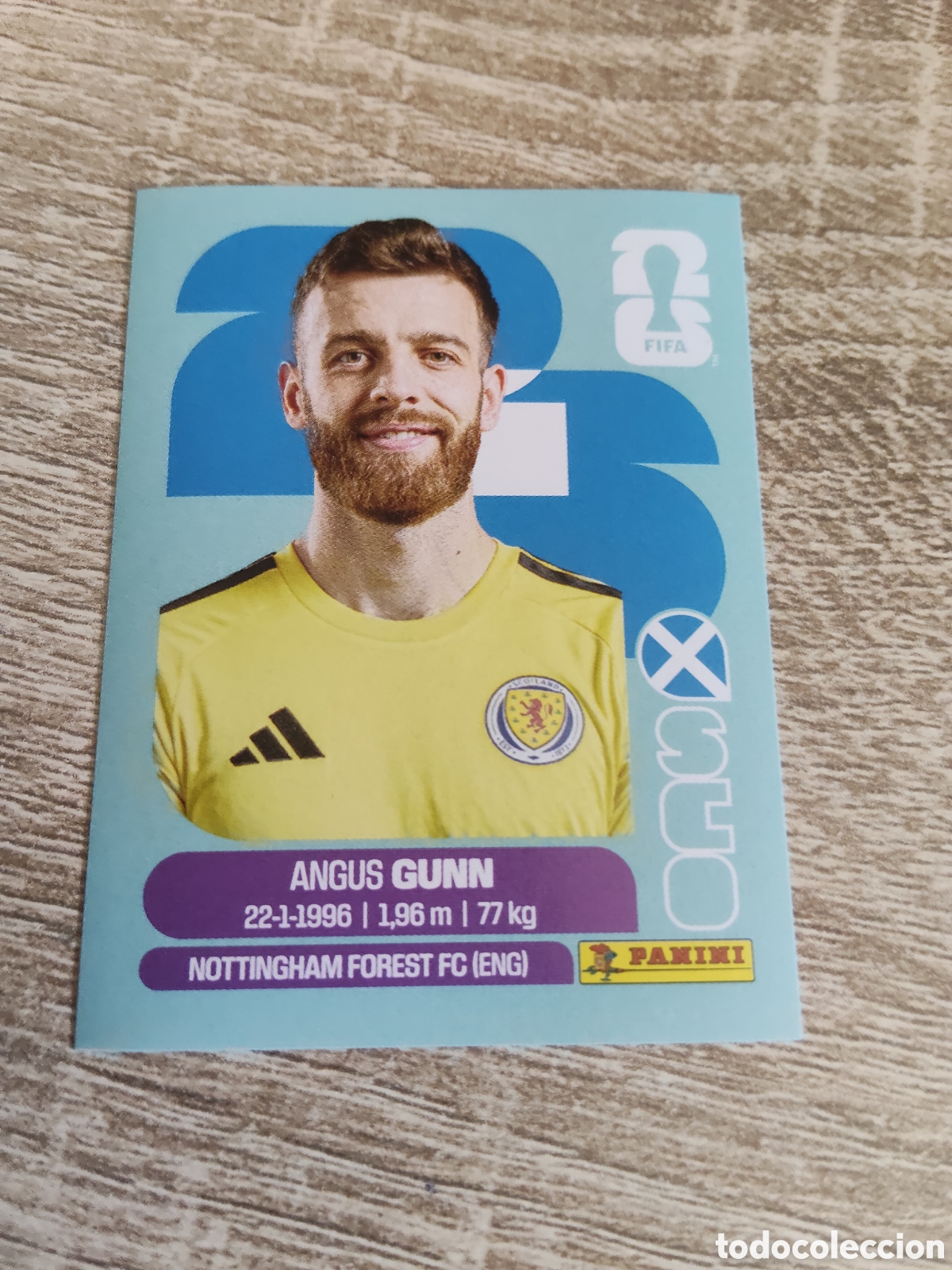 Cromos de Futebol: Panini mundial 2026 SCO 2 Angus Gunn Escocia