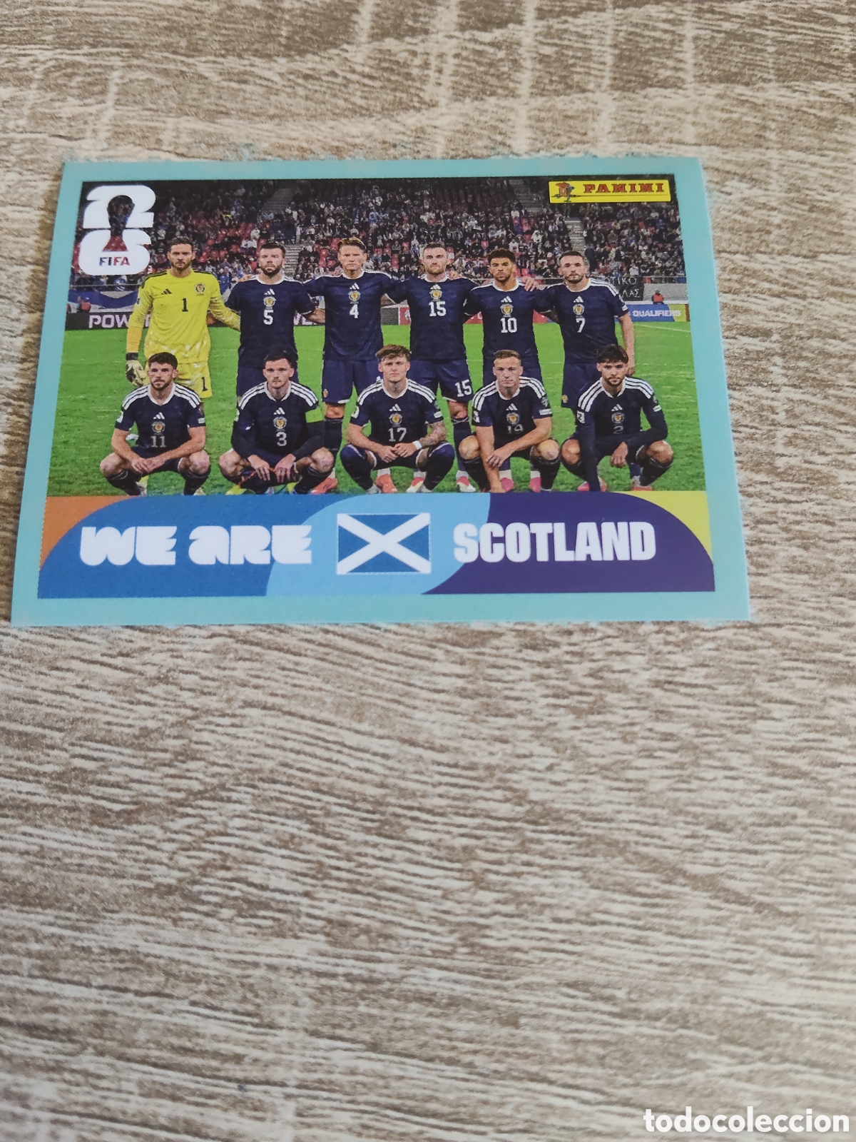 Football Stickers: Panini mundial 2026 SCO 13 alineaci&oacute;n Escocia