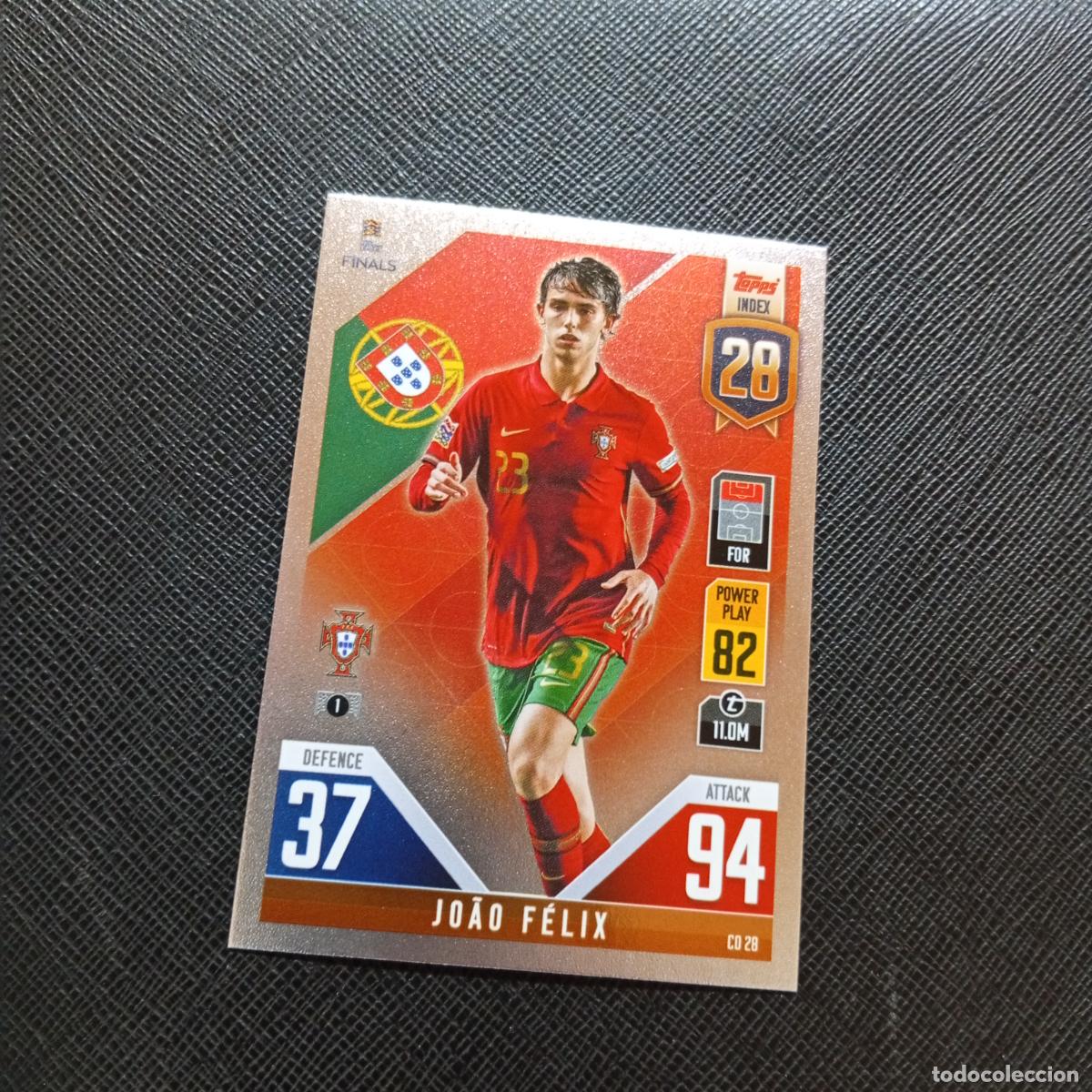 Cromos de f&uacute;tbol: JOAO FELIX PORTUGAL TOPPS MATCH ATTAX ROAD TO FINALS UEFA NATIONS LEAGUE 2022 - A185 PG100