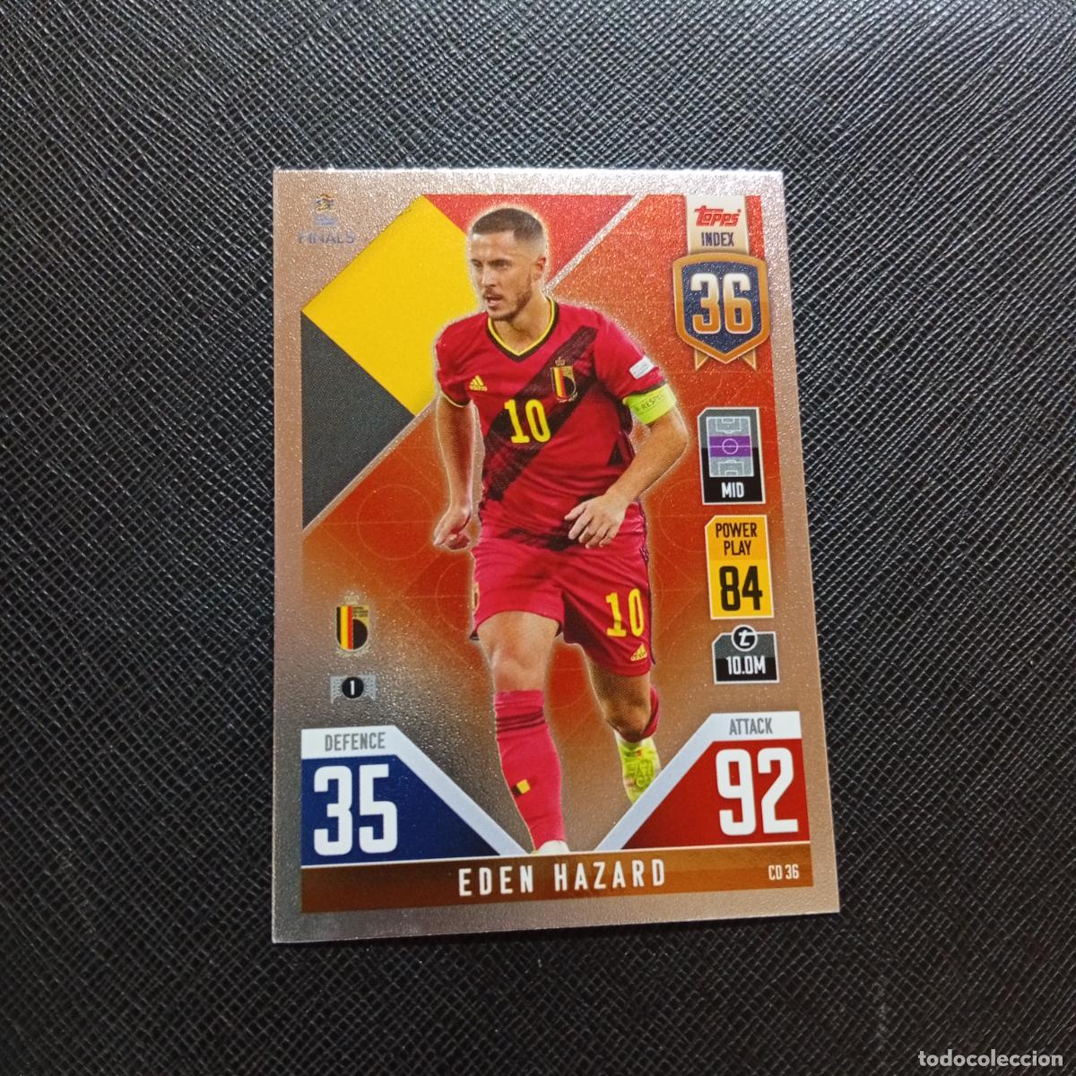 Cromos de F&uacute;tbol: HAZARD BELGICA TOPPS MATCH ATTAX ROAD TO FINALS UEFA NATIONS LEAGUE 2022 - A185 PG163