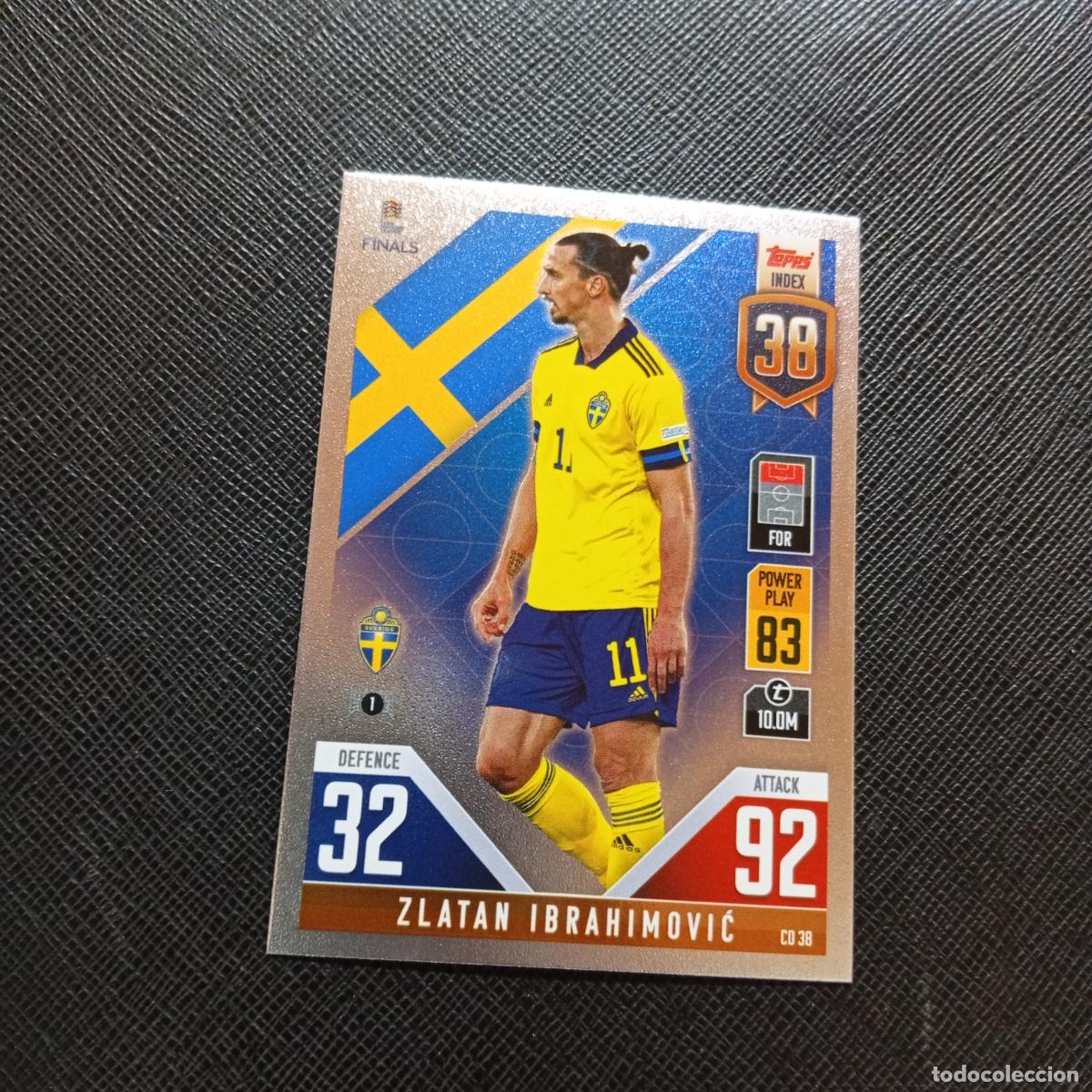 Cromos de F&uacute;tbol: IBRAHIMOVIC SUECIA TOPPS MATCH ATTAX ROAD TO FINALS UEFA NATIONS LEAGUE 2022 - A185 PG172