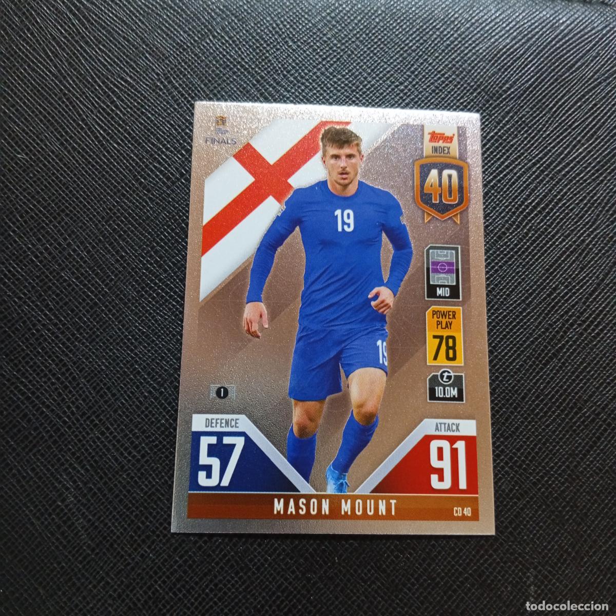 Cromos de F&uacute;tbol: MASON MOUNT INGLATERRA TOPPS MATCH ATTAX ROAD TO FINALS UEFA NATIONS LEAGUE 2022 - A185 PG181