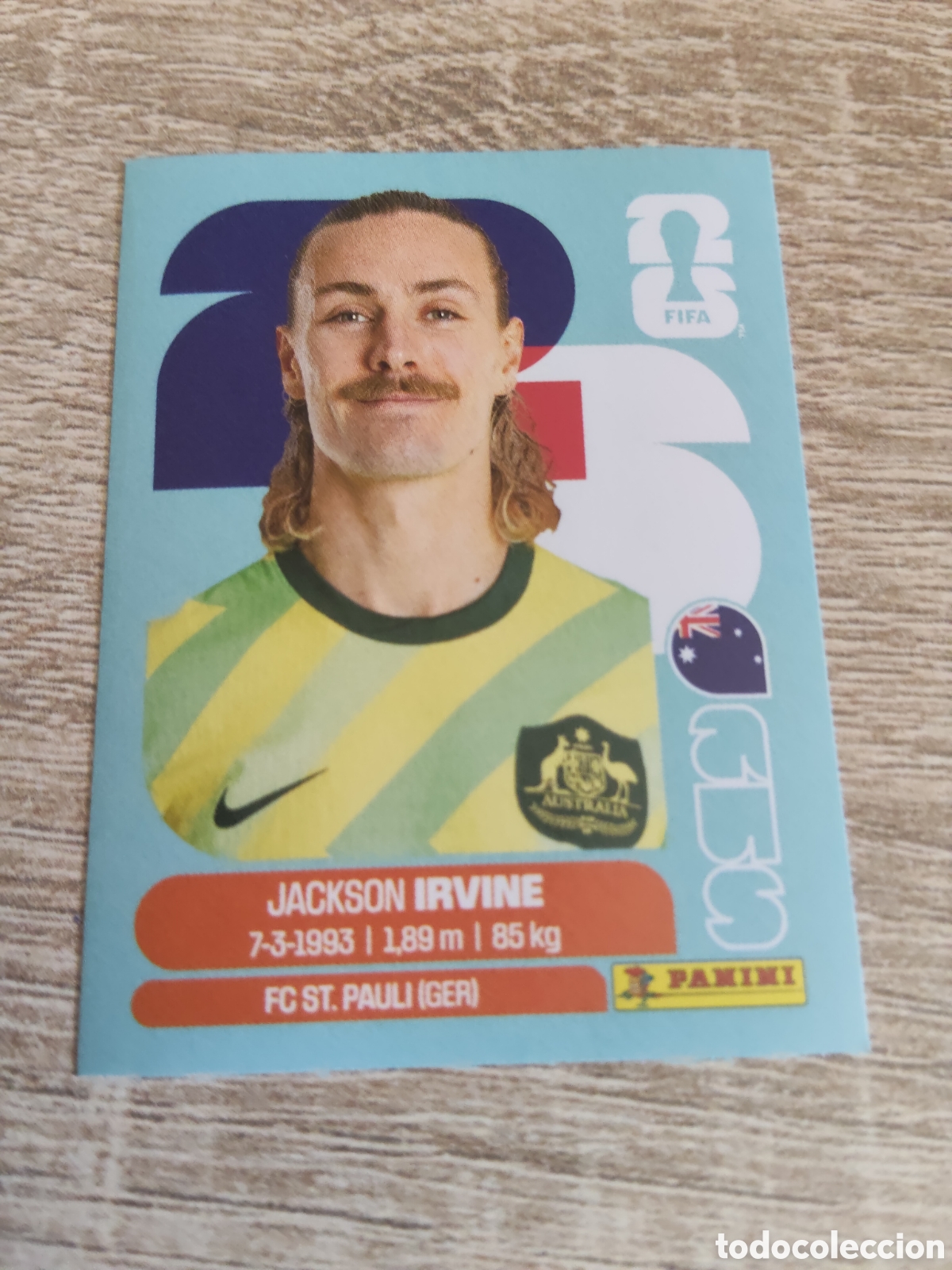 Fu&szlig;ball-Sticker: Panini mundial 2026 AUS 11 Jackson Irvine Australia