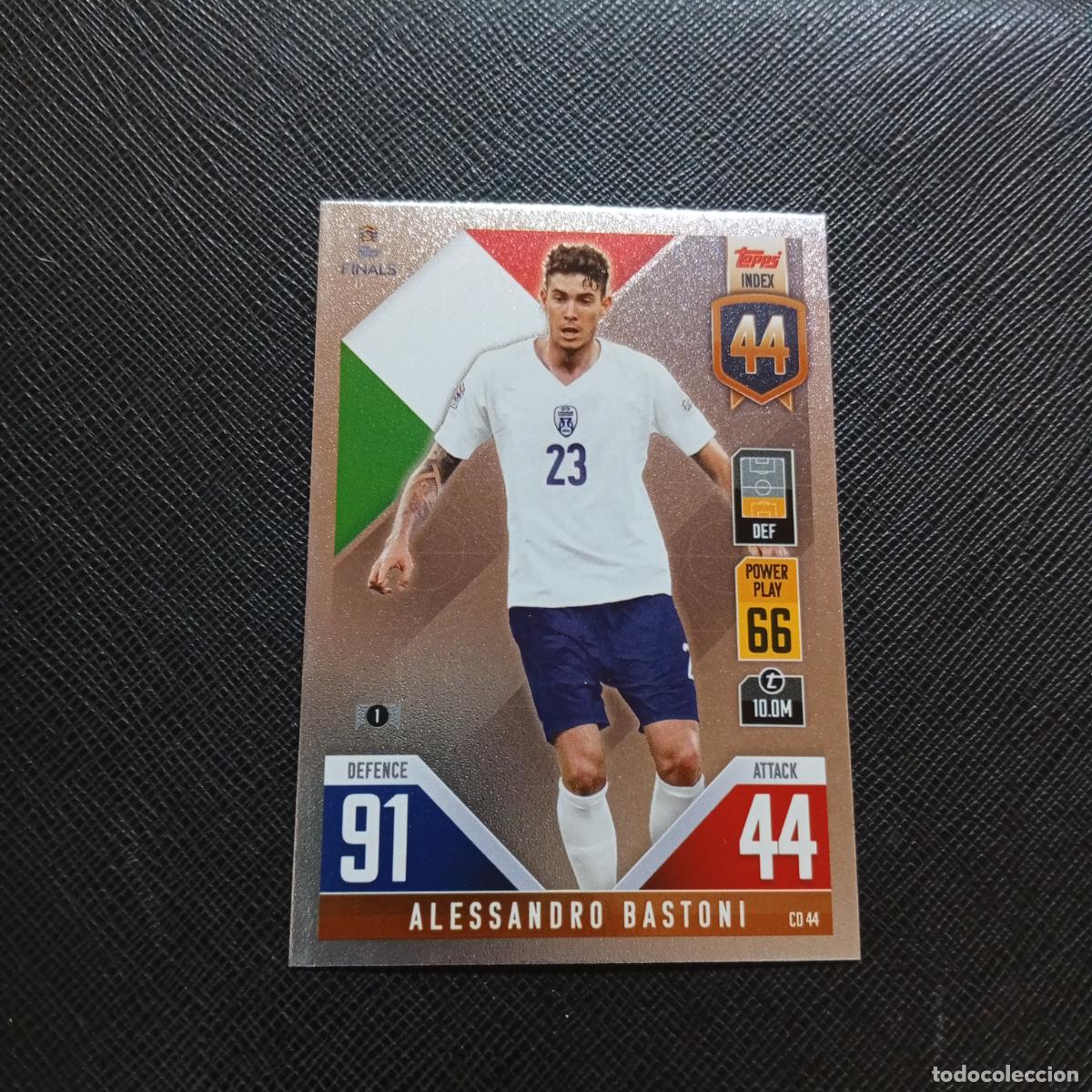 Figurine di Calcio: BASTONI ITALIA TOPPS MATCH ATTAX ROAD TO FINALS UEFA NATIONS LEAGUE 2022 - A185 PG298