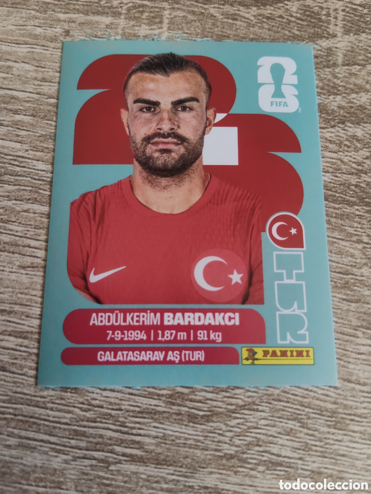 Figurine di Calcio: Panini mundial 2026 TUR 5 Abdulkerim Bardakci Turqu&iacute;a