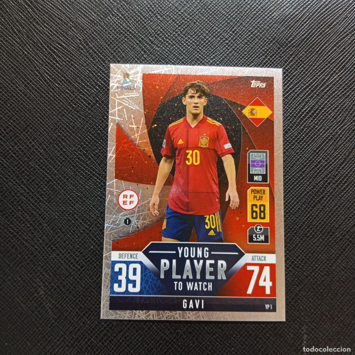 Figurine di Calcio: GAVI ESPA&Ntilde;A TOPPS MATCH ATTAX ROAD TO FINALS UEFA NATIONS LEAGUE 2022 - A185 PG361